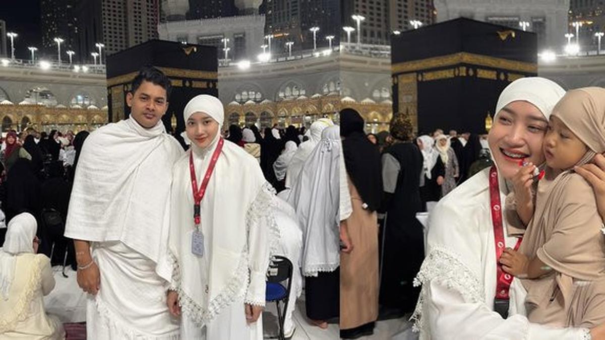 Bikin Pangling, Intip Potret Yeni Inka Berhijab saat Umrah Bersama Suami dan Anaknya