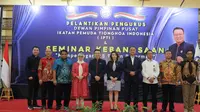 Pelantikan Pengurus Dewan Pimpinan Pusat IPTI 2022-2025 dan seminar kebangsaan bertajuk 'Memperingati 25 Tahun Reformasi' di Hotel Golden Boutique Jakarta, Sabtu (13/5/2023) (Istimewa)