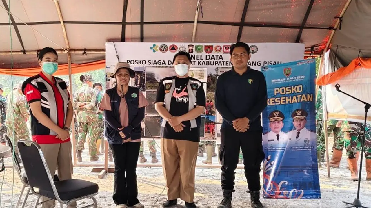 Kemenkes memobilisasi 314 tenaga kesehatan yang terdiri dari dokter, perawat, bidan, dan epidemiolog dengan konsentrasi utama di Kalimantan Tengah dan Kalimantan Selatan untuk atasi dampak karhutla. (Foto: Dok Kemenkes)