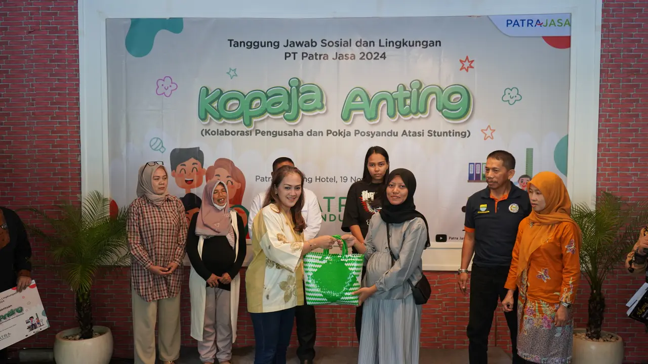 Patra Jasa melaksanakan kegiatan Tanggung Jawab Sosial Lingkungan (TJSL) (CSR) dengan berfokus kepada penurunan angka stunting. Kegiatan ini digelar di Bandung, Selasa (19/11) (Istimewa)