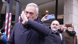 Ketua PSSI-nya Italia itu mengundurkan diri setelah tim nasional gagal lolos ke Piala Dunia untuk ketiga kalinya berturut-turut. (Alfredo Falcone/LaPresse via AP)