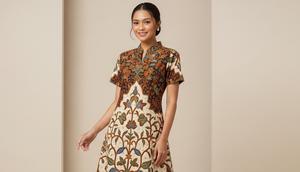 Model Dress Batik Simple dan Elegan/AI