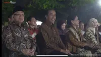 Presiden Jokowi dan Wakil Presiden Ma'ruf Amin dalam acara Istana Berbatik. (Youtube Sekretariat Presiden)