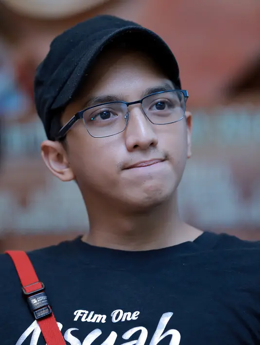 Saat screening film 'Aisyah' di XXI Epicentrum, Kuningan, Jakarta Selatan, Senin (16/5/2016), Ge Pamungkas menceritakan pengalamannya saat menjalani syuting di Atambua, Nusa Tenggara Timur. (Adrian Putra/Bintang.com)