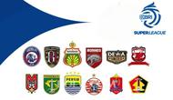 Cover logo-logo tim yang mengikuti kompetisi BRI Super League 2025/2026&nbsp;(Bola.com/Wiwig Prayugi)