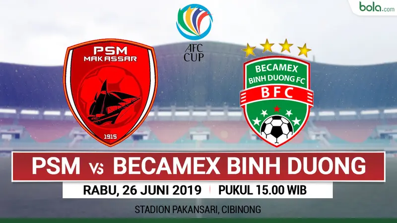 PSM Makassar Vs Becamex Binh Duong