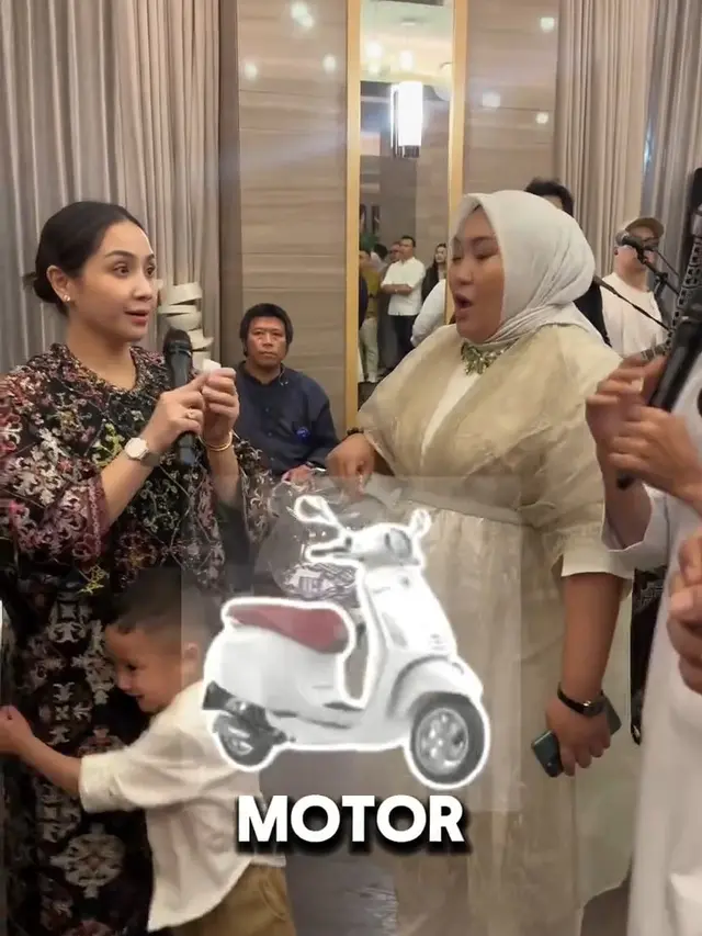 Potret Seru-seruan Ramadan Nagita Slavina dan Tim RANS, Kasih Undian Berhadiah iPhone hingga Motor