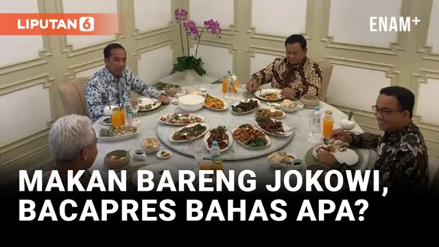 Anies, Ganjar dan Prabowo Diundang Makan Siang Bareng Presiden Jokowi