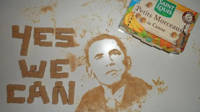 Obama, oleh Vivi Mac. (My Modern Met)