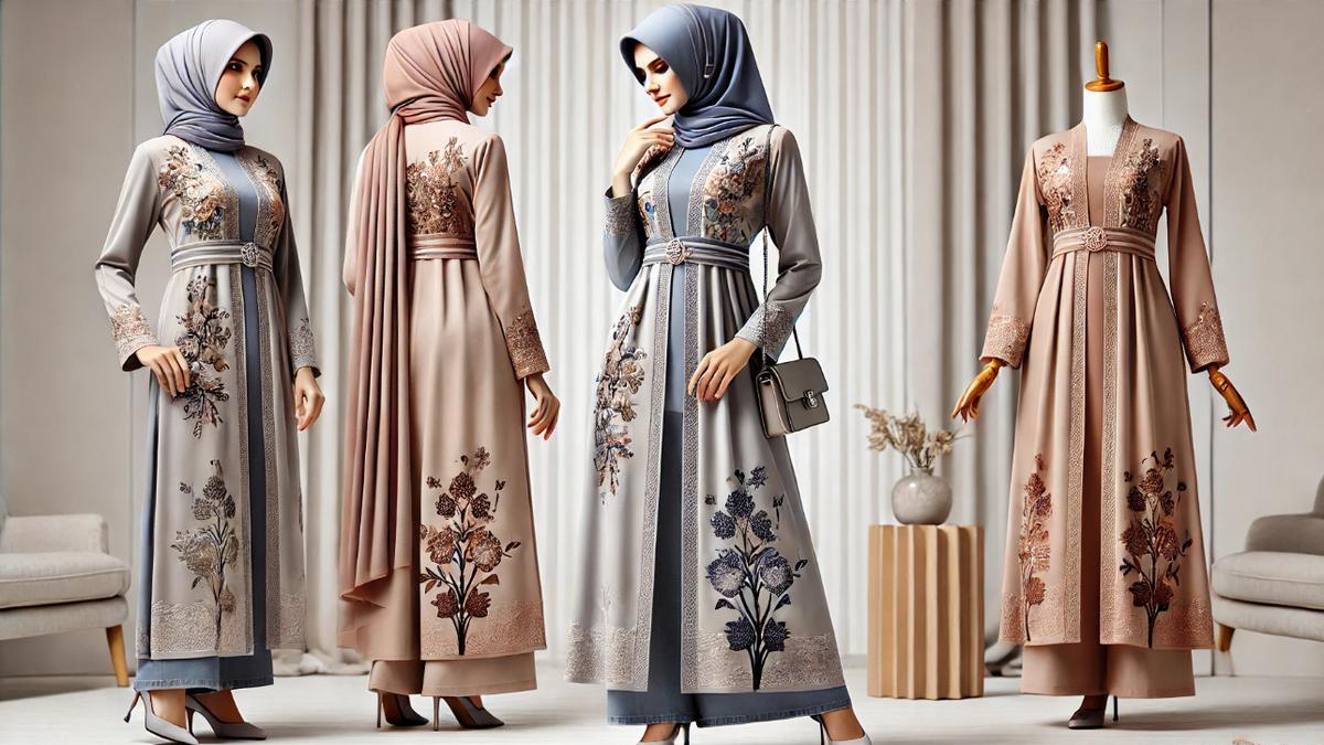 5 Model Gamis Terbaru Kombinasi, Elegan dan Nyaman untuk Berbagai Acara