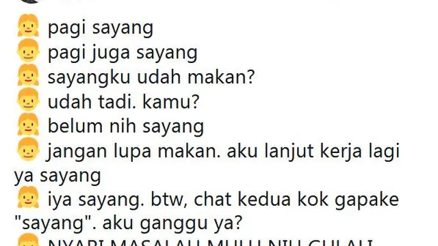 perdebatan receh kekasih (foto: twitter/@jek__)