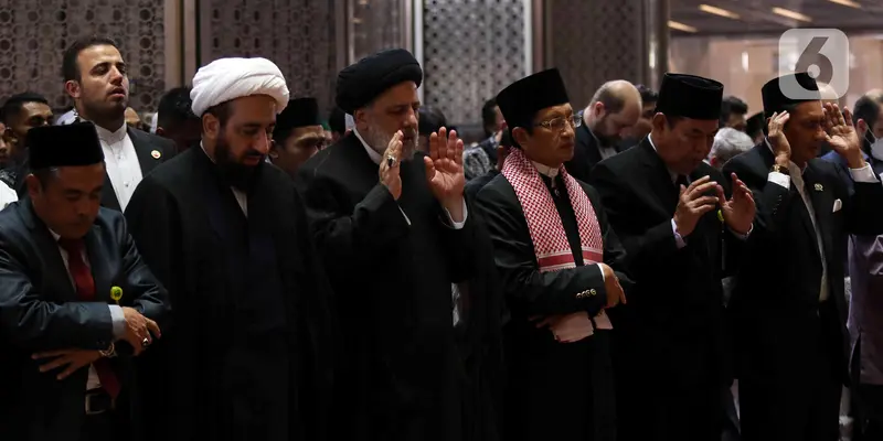 Presiden Iran Ebrahim Raisi Kunjungi Masjid Istiqlal