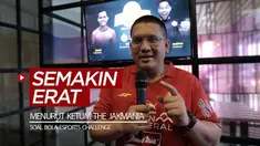 Berita video turnamen mini BOLA Esports Challenge di mata Ketua Umum The Jakmania, Diky Soemarno.