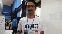 Manajer tim squash Indonesia, Andhika Prayasa Junaidi. (Bola.com/Erwin Snaz)