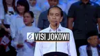Jokowi memberikan Pidato Visi Indonesia di Sentul International Convention Center (SICC), Bogor, Jawa Barat. Di akhir sambutannya, Jokowi mengajak masyarakat untuk bersatu demi masa depan bersama.
