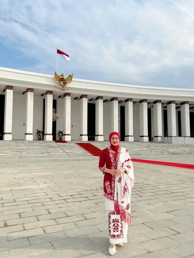 6 Potret Juliana Moechtar Temani Suami Bertugas Jadi Komandan Upacara HUT RI di IKN