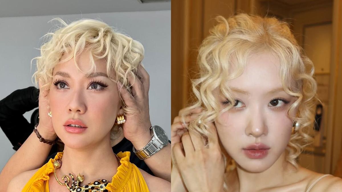 6 Potret Cantik Bunga Citra Lestari dengan Rambut Blonde Keriting, Sekilas Mirip Rose BLACKPINK
