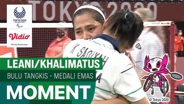Berita Video, Leani Ratri Oktila/Khalimatus Sadiyah Raih Medali Emas usai Kalahkan Wakil China di Final Ganda Putri Paralimpiade Tokyo 2020a Putri Paralimpiade Tokyo 2020