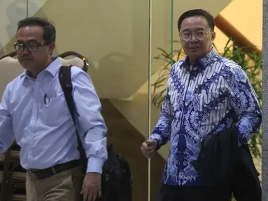 Anggota V Badan Pemeriksa Keuangan (BPK) RI Bobby Adhityo Rizaldi seusai menjalani pemeriksaan di Gedung Merah Putih KPK, Jakarta, Kamis, 16/07/2026. (KLY/Arie Basuki)