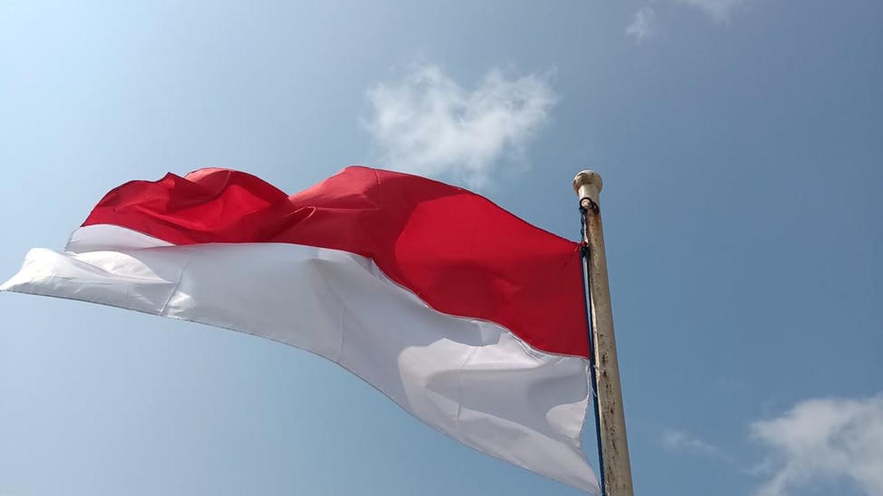Ilustrasi bendera Indonesia