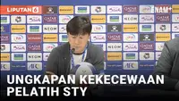 Shin Tae-yong, mengungkapkan kekecewaannya setelah kalah 2-0 dari Uzbekistan di semifinal Piala Asia U23 AFC. Kekalahan ini membuat Indonesia harus puas berlaga di pertandingan perebutan tempat ke-3 untuk merebut tiket Olimpiade Paris.