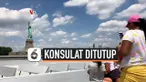 konsulat ditutup