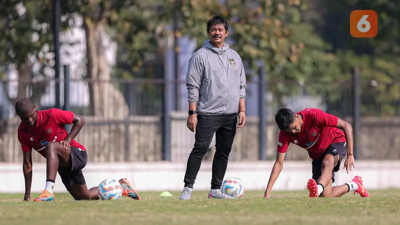 Foto: Timnas Indonesia U-24 Gelar Latihan Jelang Bertolak ke China untuk Asian Games 2022, 7 Pemain Telat Gabung