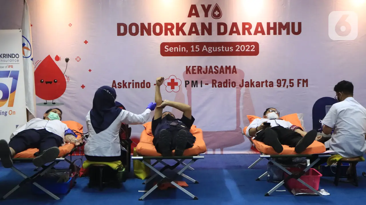 Sambut HUT RI Askrindo Ajak Pegawai untuk Donor Darah
