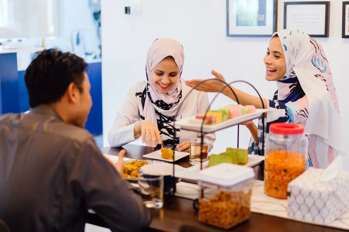 Ilustrasi Muslim, puasa, buka puasa
