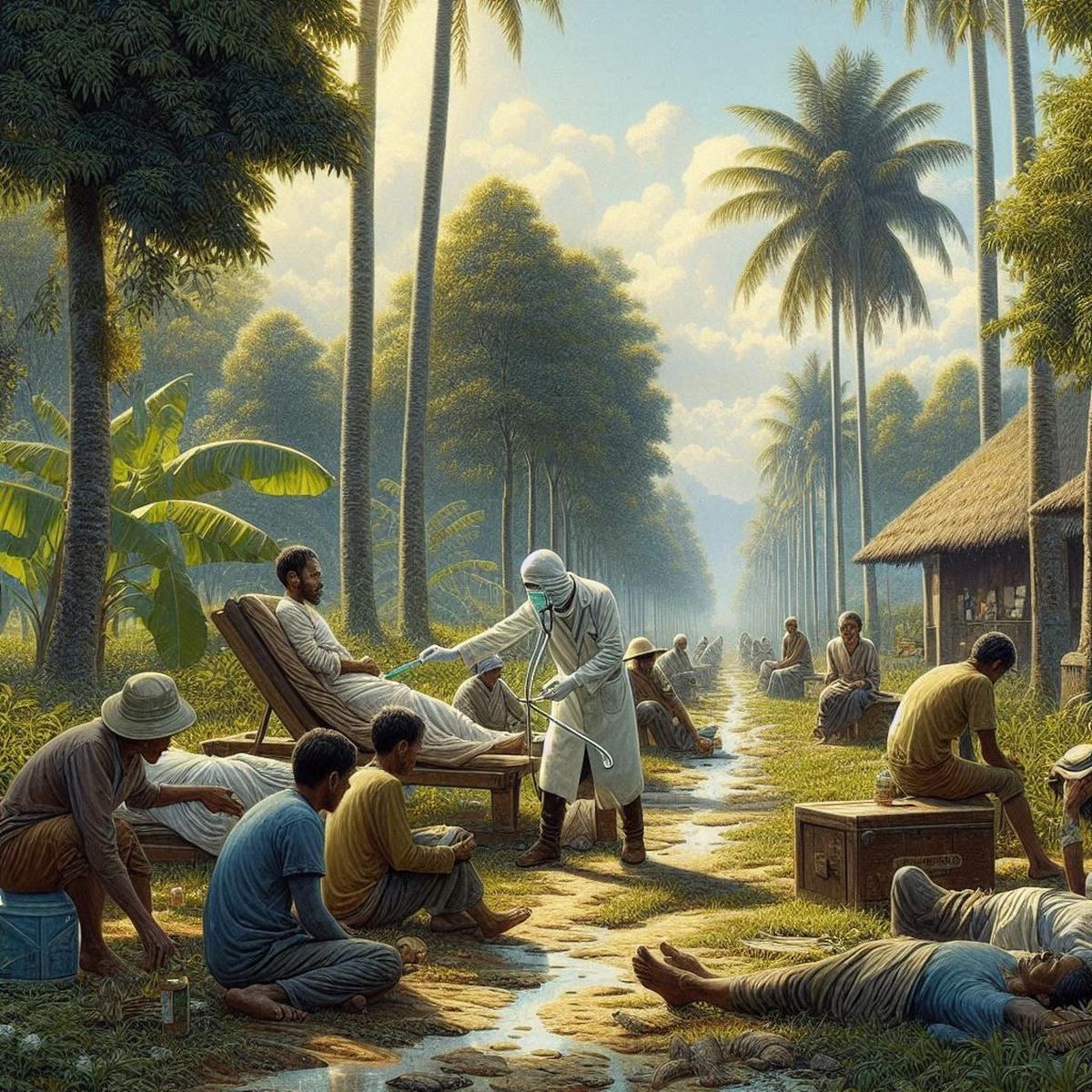 Ilustrasi Pasien Penyakit Tropis