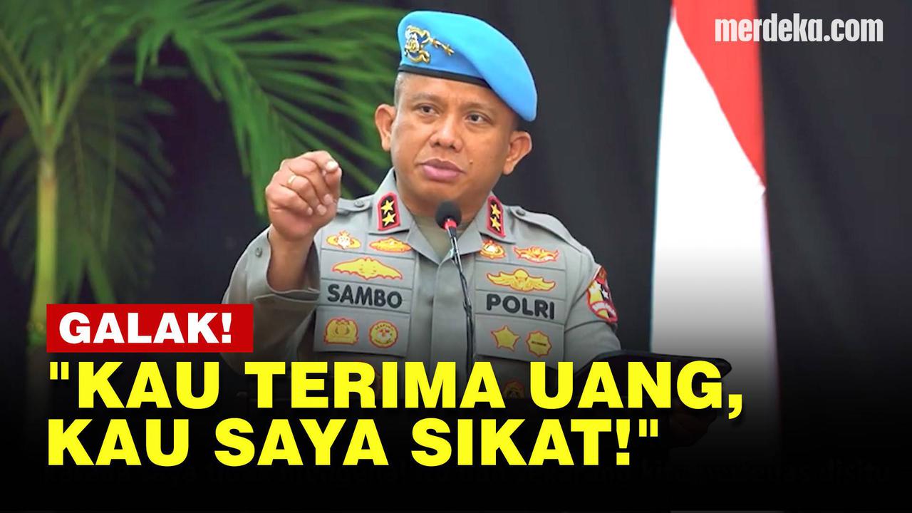VIDEO: Kadiv Propam Irjen Ferdy Sambo Babat Habis Anggota Nakal