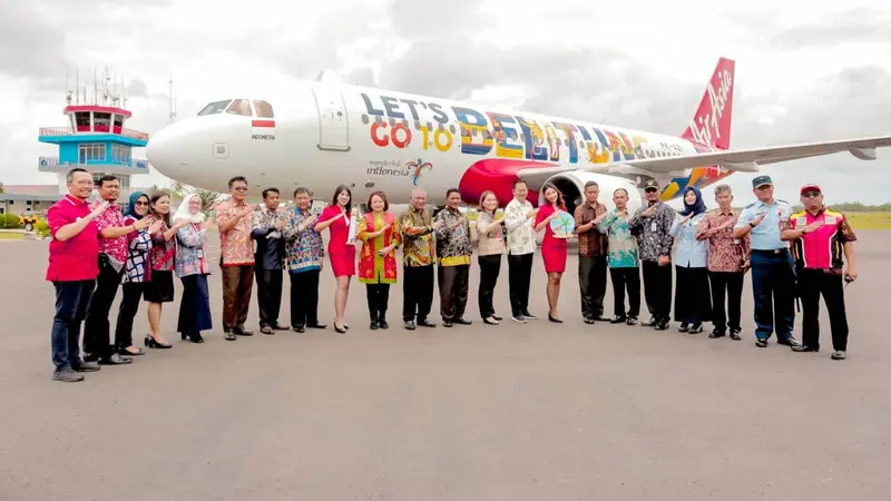 Resmikan Livery Belitung, AirAsia Ingin Pemerintah Daerah Lebih Giat Berpromosi