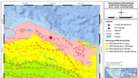 Peta KRB Sarmi Papua (Dok: Badan Geologi Kementerian ESDM)