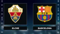 Liga Spanyol: Elche Vs Barcelona. (Bola.com/Dody Iryawan)