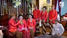 Kahiyang Ayu menutup prosesi siraman dengan Dulangan Kapungkasan.
