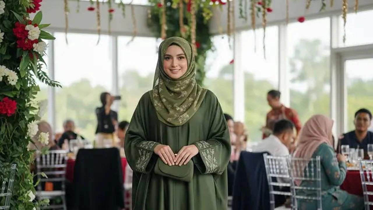 12 Desain Abaya Islami Elegan untuk Kondangan, Mewah tapi Tetap Nyaman