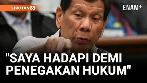 VIDEO: Mantan Presiden Filipina Rekam Pesan untuk Para Pendukungnya