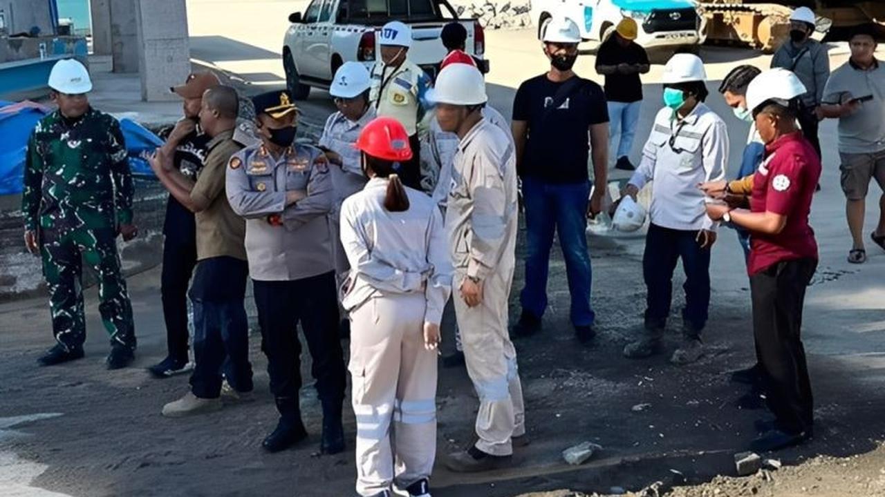 Fakta Menarik: Dua Korban Luka, Polres Morowali Olah TKP Kebakaran Menara Scrubber PT SLNC di IMIP