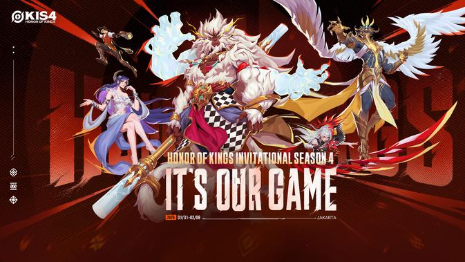 Jadwal Honor of Kings Invitational S4 Hari ini 2 Februari 2026: Laga Group Stage KIS4 Semakin Panas. (Doc: Honor of Kings)