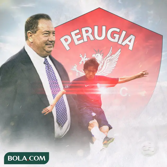 Perugia - Ahn Jung-hwan dan Luciano Gaucci