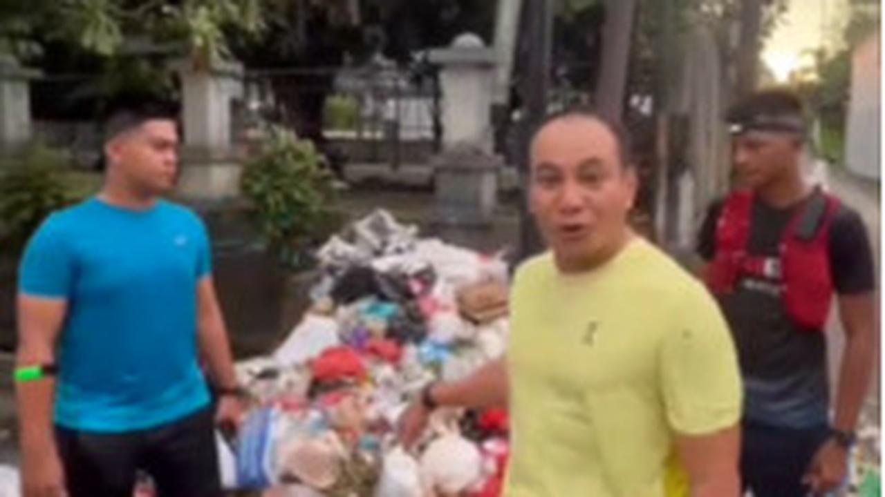 Jenderal Herimen Gerah Lari Pagi Lihat Tumpukan Sampah
