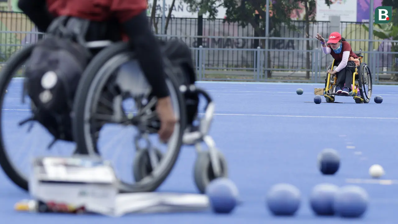 Latihan Lawn Bowls Jelang Asian Para Games 2018