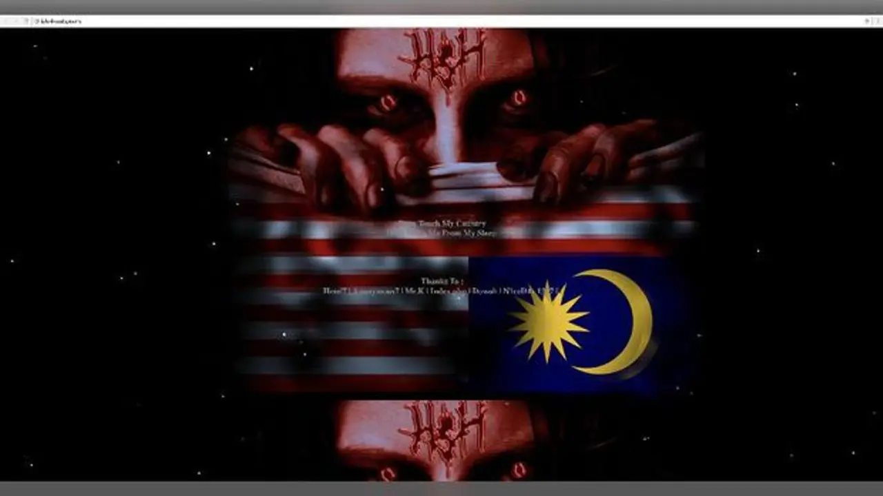 [Bintang] Bendera Terbalik, Peretas Indonesia Bobol Server Malaysia
