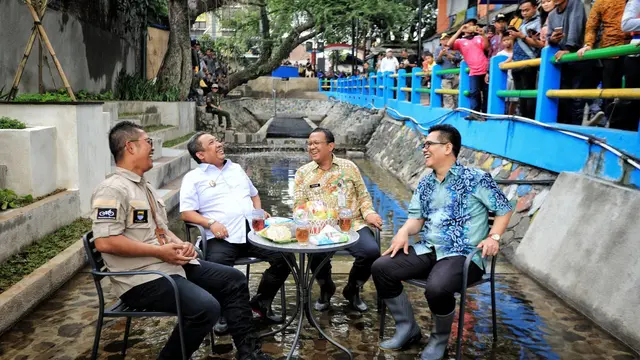 Kafe Walungan, Kelurahan Cibadak, Kecamatan Astanaanyar, Kota Bandung. (Foto: Liputan6.com/Humas Pemkot Bandung/Arie Nugraha)