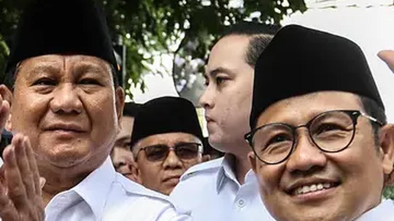 Kelakar Prabowo Untuk Cak Imin: Gus Jangan Ke mana-mana Gus!