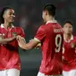 Timnas Indonesia U-19 berhasil memetik kemenangan telak 7-0 atas Brunei Darussalam di matchday kedua Grup A Piala AFF U-19 2022 di Stadion Patriot Candrabhaga, Bekasi, Senin (4/7/2022). Bintang kemenangan Timnas Indonesia U-19 tidak lain adalah Hokky Caraka yang mencetak 3 gol. Sementara 4 gol lainnya dicetak oleh Arkhan Fikri (2 gol), dan masing-masing satu gol oleh Ronaldo Kwateh dan Alfriyanto Nico. (Bola.com/M. Iqbal Ichsan)