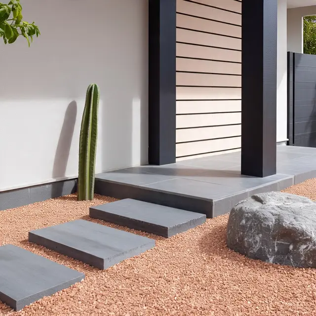 Model Taman Batu Kerikil