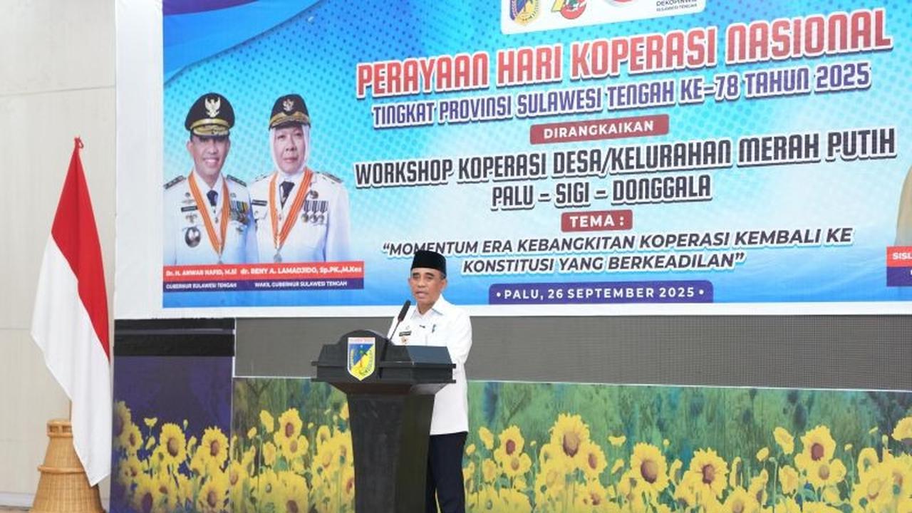 Fakta Hari Koperasi ke-78: Koperasi Merah Putih Disebut Jadi Momentum Kebangkitan Ekonomi Indonesia oleh Pemprov Sulteng