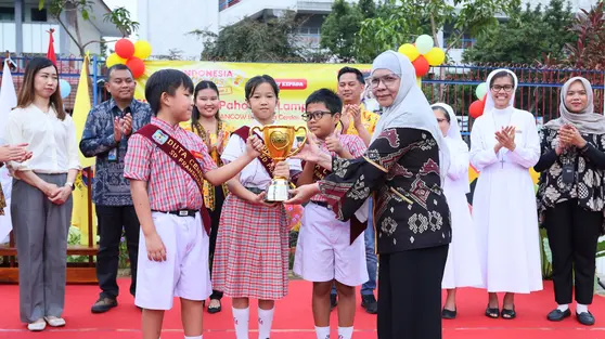 Juara Nasional DANCOW Indonesia Cerdas, SD Fransiskus 2 Pahoman Raih Apresiasi Pemkot Bandar Lampung
