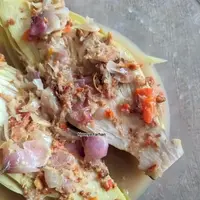 Pecak Betawi Jantung Pisang. (dok. Cookpad/@Farhanaya)